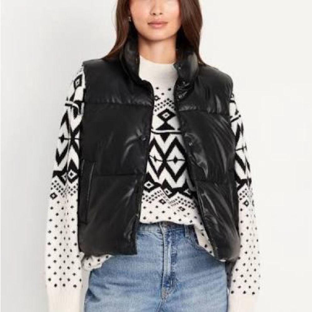 Black Puffer Vest